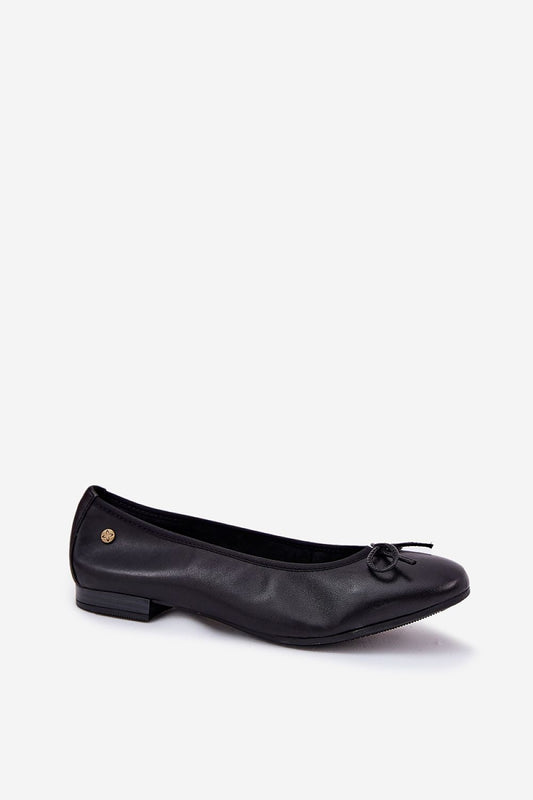 Comfort-focused Maciejka ballerina flats for women, featuring a rounded toe and flat heel, designed to provide all-day elegance and comfort in sizes EU 36 to 41.
