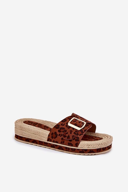 Elegant women's eco suede sandals with a braided design by Step in Style, showcasing comfort and fashion with a chic gold buckle for an adjustable fit.
