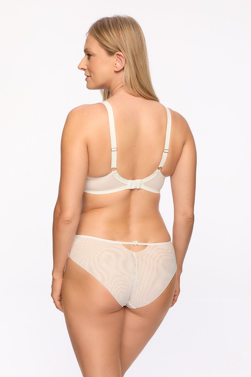 Sophisticated Gaia semi-soft bra showcasing exquisite embroidery, perfect for everyday wear and special occasions, sizes EU 70D-95E.