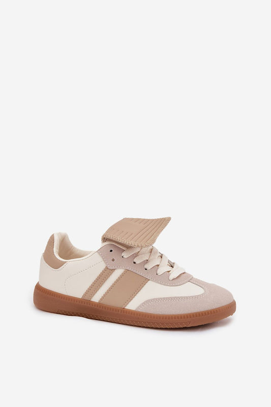 Comfortable foam insole luxury women's eco leather sneakers with modern rolled tongue, designed by Step in Style for everyday elegance.