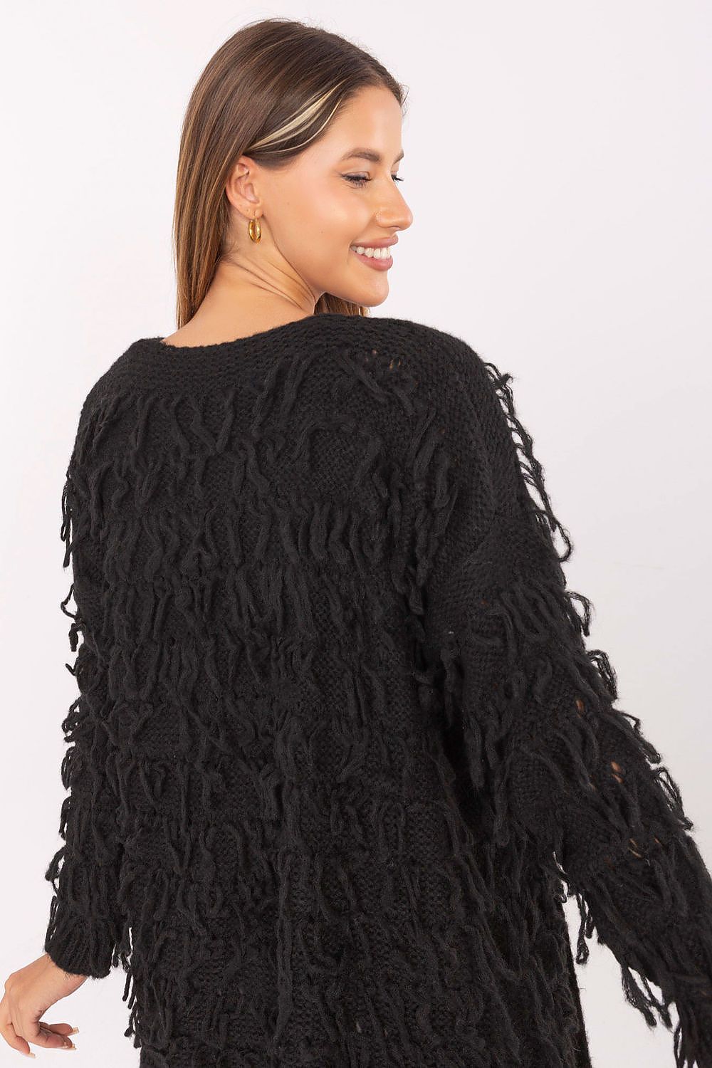 Chic Rue Paris Luxurious Cardigan featuring a refined design, ideal for adding a touch of luxury to any outfit.