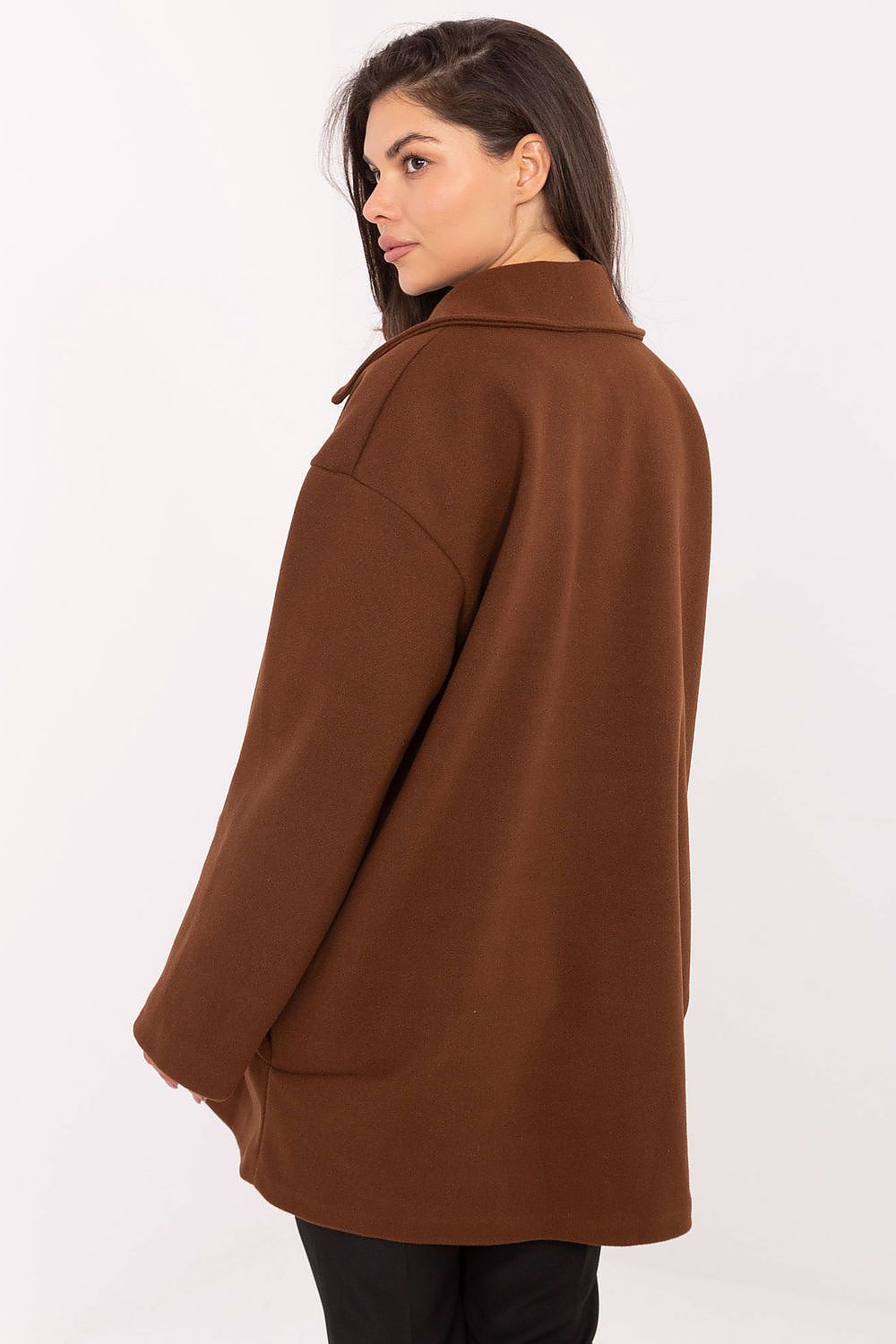 Luxury Rue Paris Polyester Coat in elegant design, size EU 0, featuring comfortable fit and stylish details.