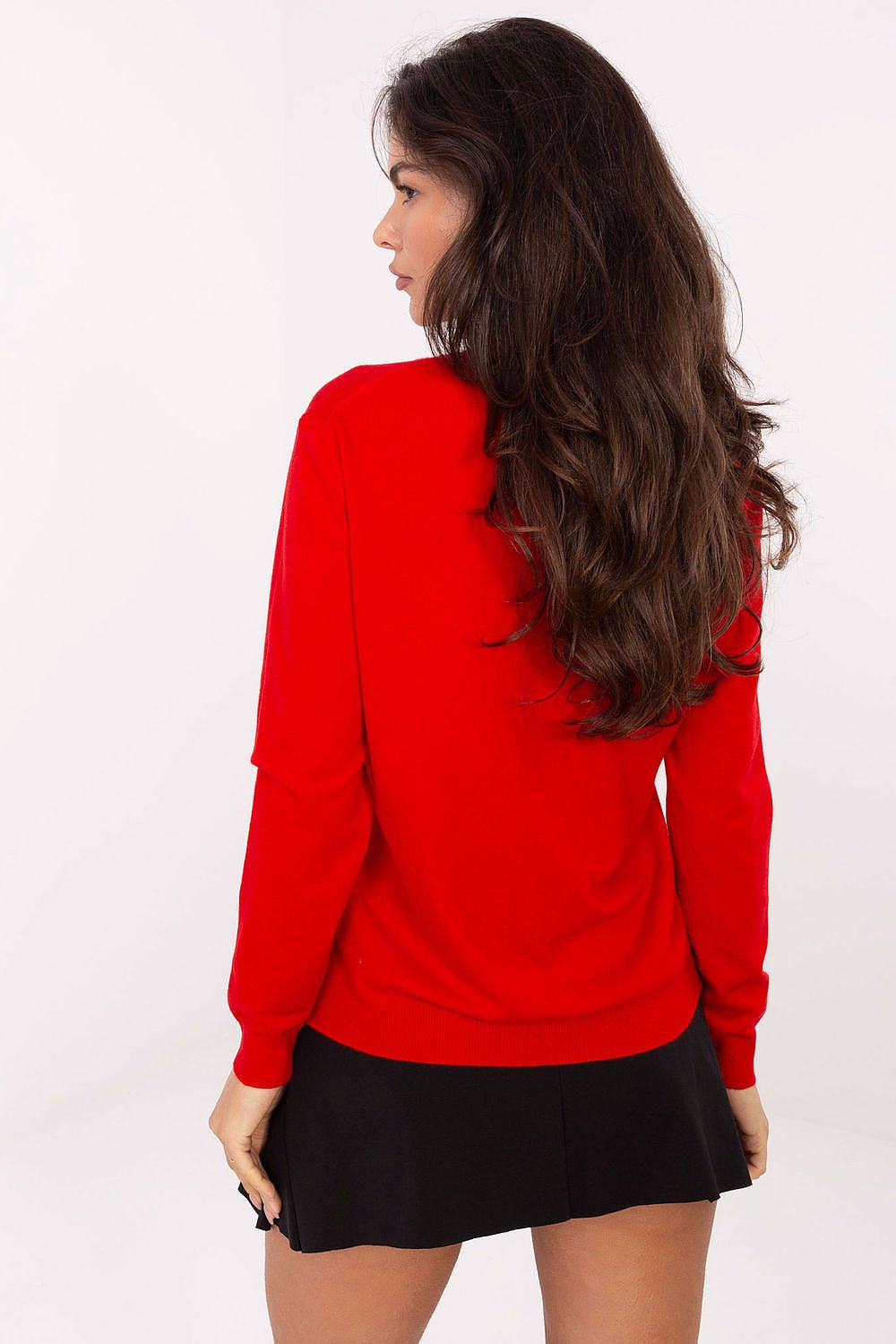 Chic Women's V-Neck Sweater by Factory Price featuring a delicate design and a blend of viscose and modal for exquisite comfort, perfect for enhancing any wardrobe.