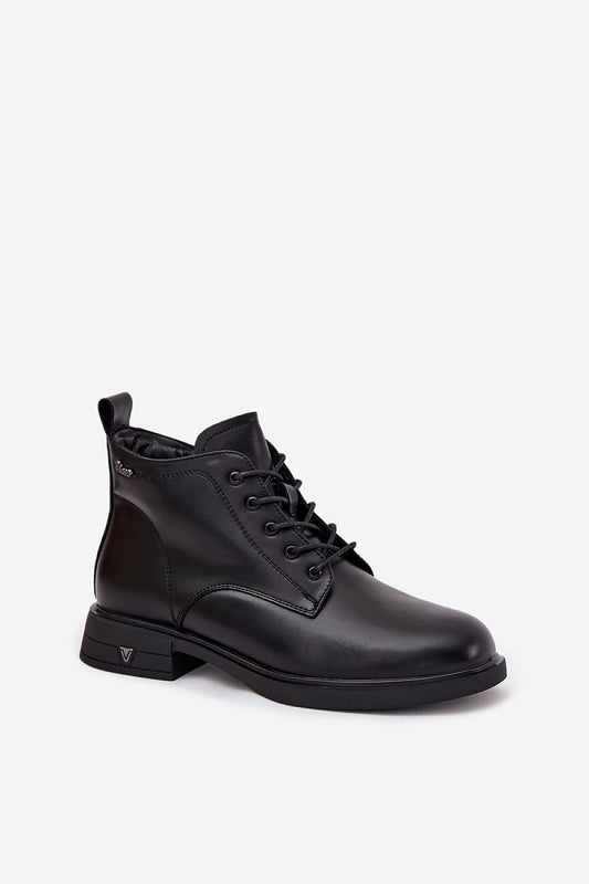 Stylish Vinceza Women's Natural Leather Boots showcasing premium craftsmanship with a combination of lacing and zipper for a perfect fit, suitable for both casual and elegant outfits.