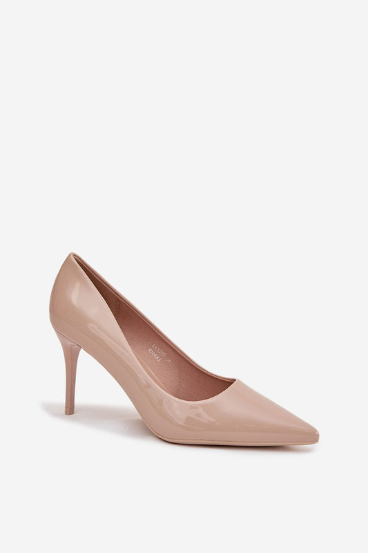 Luxurious women's high heels in glossy patent eco-leather from Step in Style, combining elegance with comfort, perfect for office wear and special occasions.