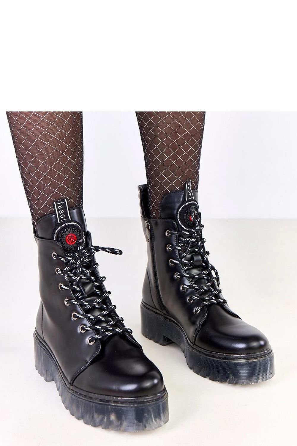 Close-up view of Solea Women's Winter Trapper Boots, showcasing the elegant design and high-quality faux leather material, ideal for chic winter styling and everyday wear.