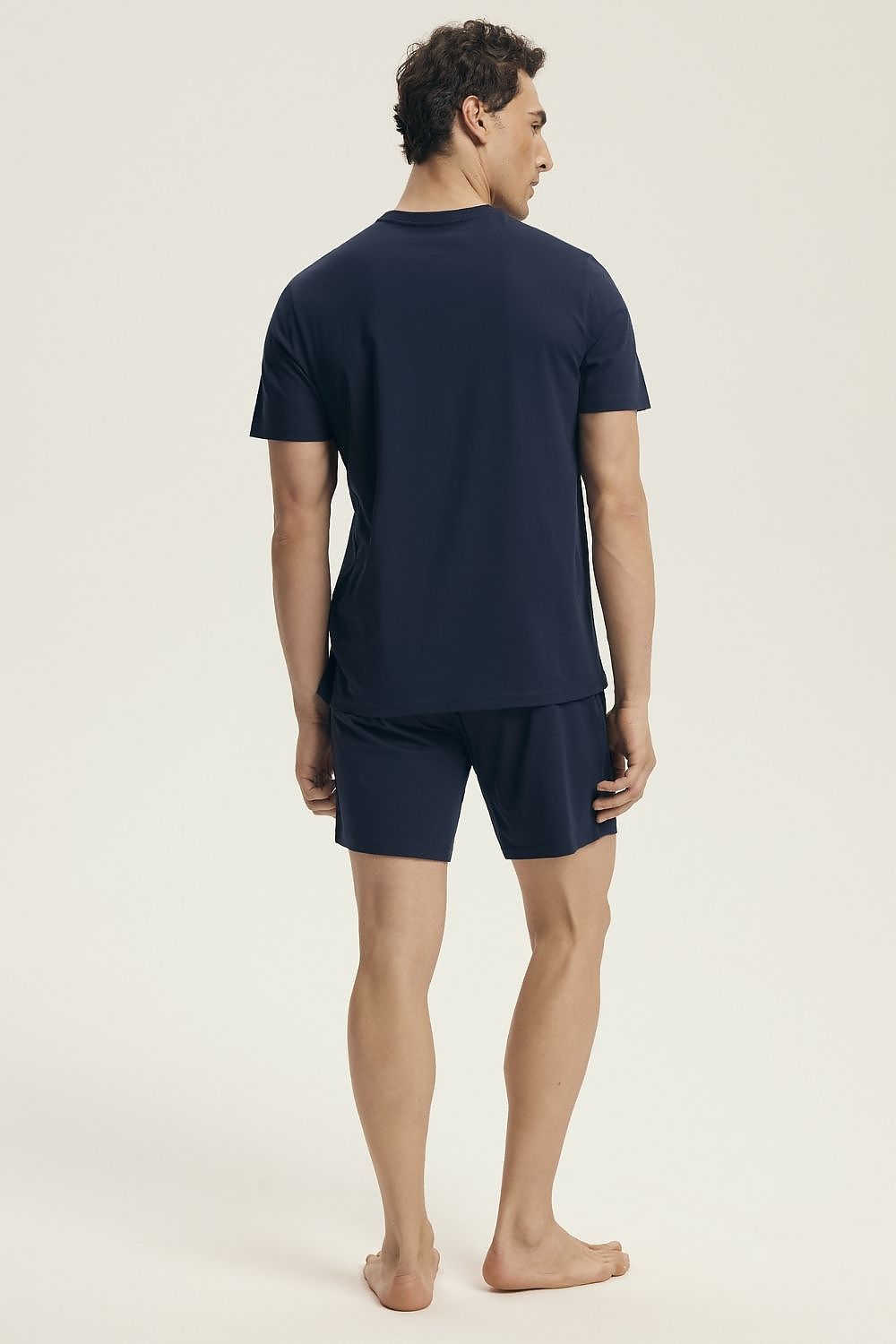 Elegant Henderson women's cotton pajama set showcasing a stylish short-sleeve t-shirt and comfortable shorts, perfect gift box packaging.