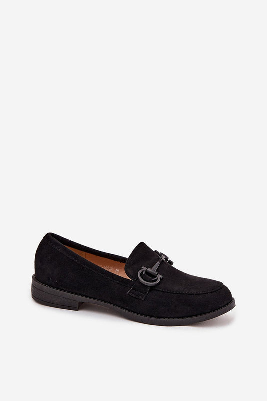 Stylish women's moccasins in eco suede with decorative front detail, designed by Step in Style for a versatile and refined look.