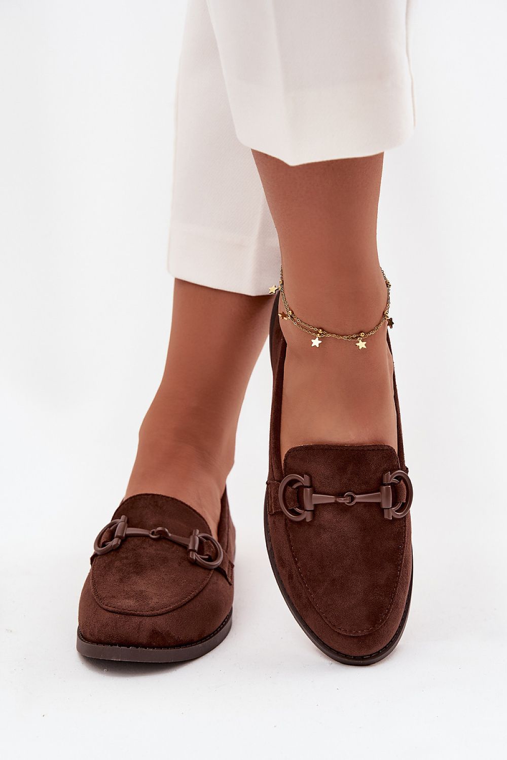 Display of Step in Style eco suede moccasins in various sizes EU 36-41, accentuating the luxurious comfort and fashionable design.