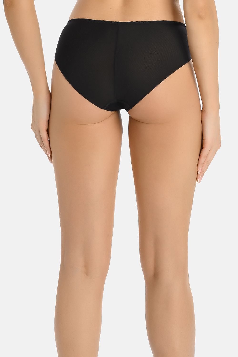 Teyli luxury women's panties in high-waisted style, designed for comfort and style with moisture-wicking cotton inner lining and classic simplicity.