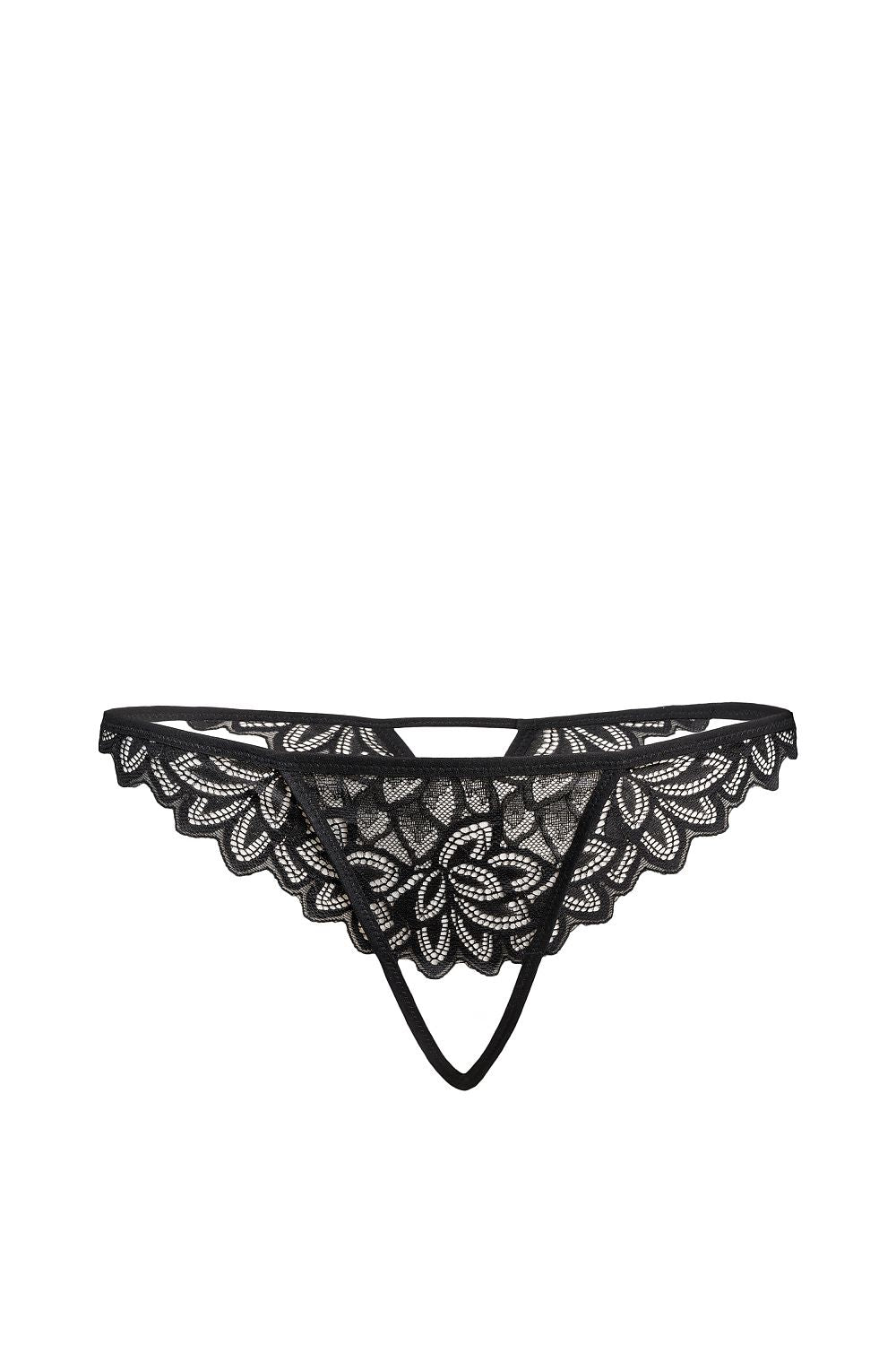 Comfortable and chic black and red lace thong set by Teyli, crafted for a flawless fit, ideal for confident women who appreciate luxury lingerie.