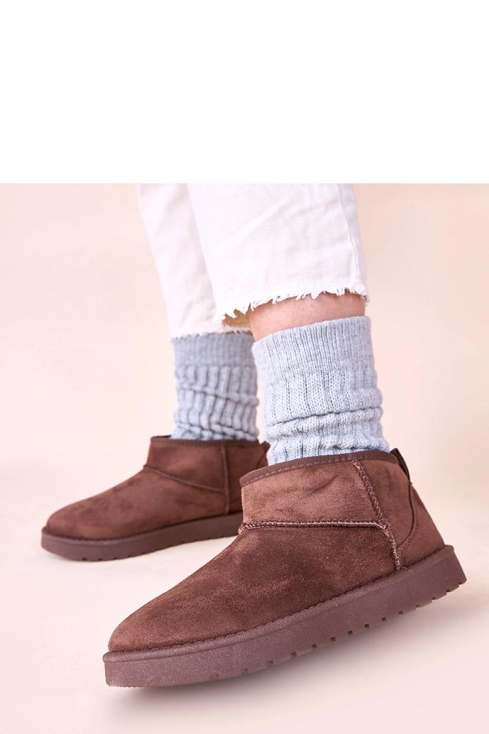 Solea Chocolate Elriee Women's Snow Boots, designed in a chic chocolate colour with soft fur lining for a sophisticated winter look.