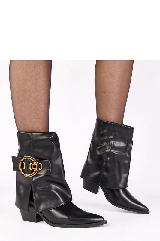 Luxurious Solea Stylish Ankle Boots showcasing a modern design with a decorative buckle, ideal for elevating autumn and winter outfits with comfort and style.