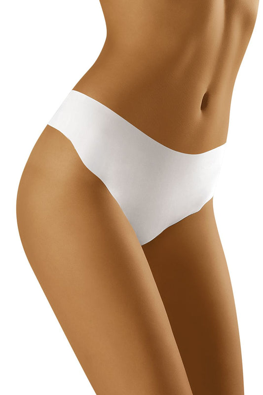 Wolbar Laser-Cut Comfort Panties in white, characterised by luxurious, smooth fabric and an impeccable fit, ideal for all-day wear.