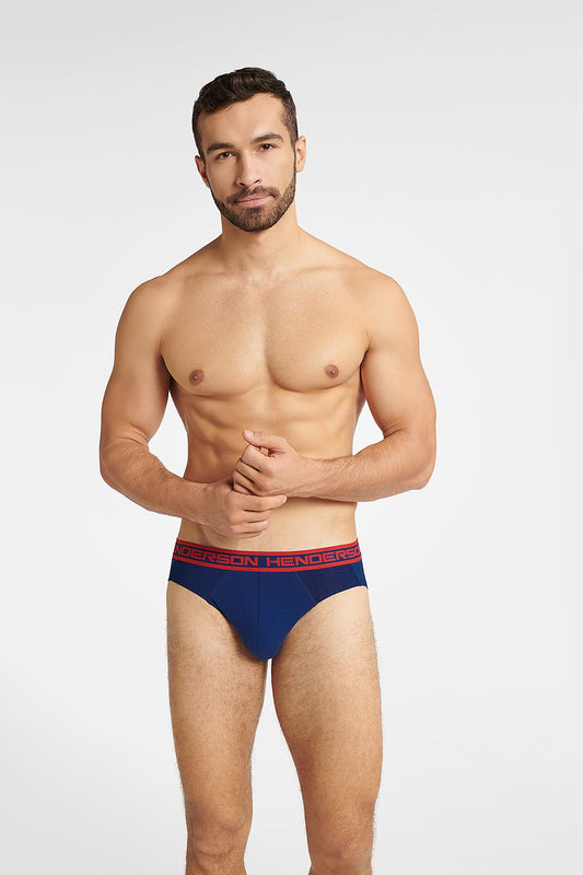 Elegant Henderson Men's Cotton Briefs with Comfort Elastic Band - Premium quality, classic cut, made from 95% cotton for ultimate comfort, sizes L to XXL.