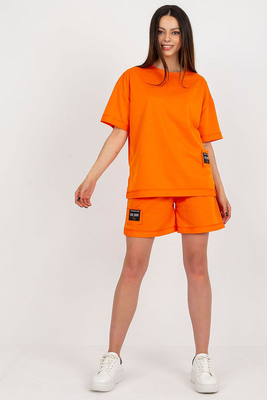 Luxurious Badu Women's Cotton Blouse detailed with decorative patches, designed for versatile and elegant casual style.