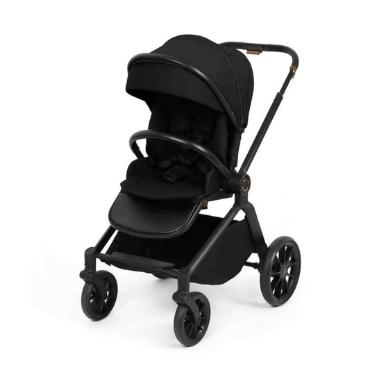 Ickle Bubba Altima Travel System with i-Size Stratus Car Seat & ISOFIX Base 12 pcs - Black