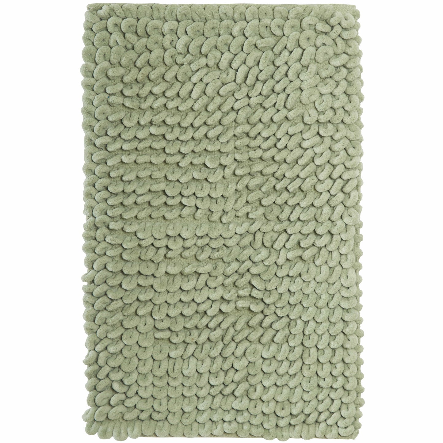 Sophisticated grey Jumbo Loop Bath Mat by OLIVIA ROCCO, ideal for elevating bathroom aesthetics while ensuring comfort and safety.
