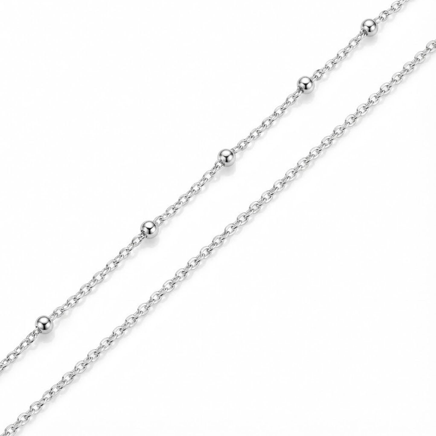 Amazonite Heart Charm Necklace