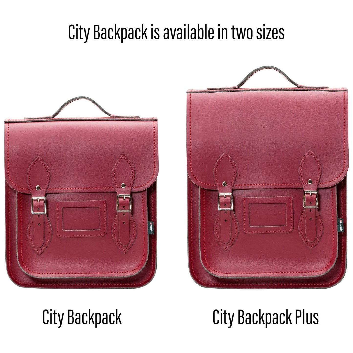 Stylish oxblood leather city backpack designed for versatility, featuring adjustable straps and high-quality silver nickel buckles, a must-have accessory for city explorers.