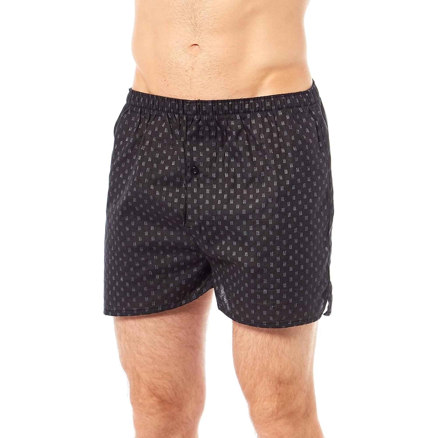 Pack of 6 mens loose fit boxers with comfort waistband bu...
