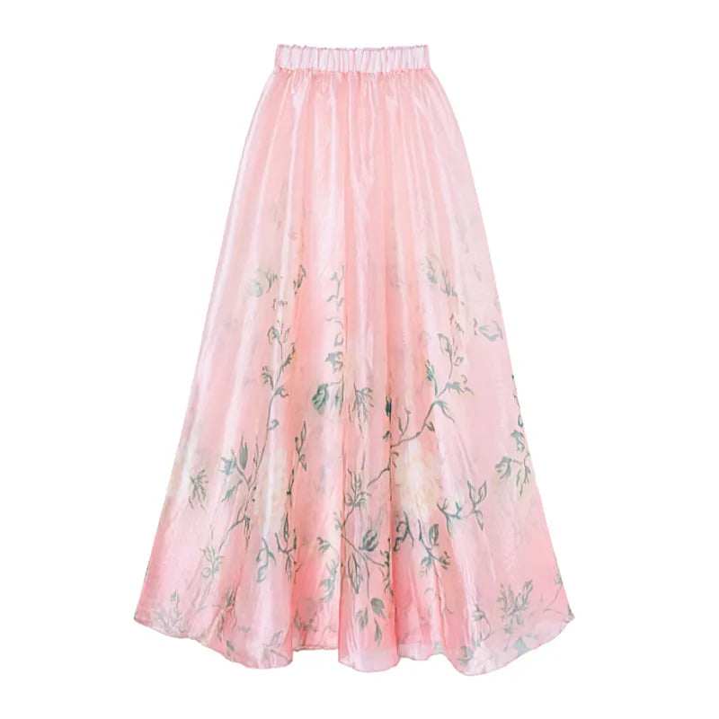 Luxury women's high waisted floral bikini swimwear, featuring full coverage comfort and designed for poolside glamour, ideal for stylish swimwear enthusiasts.