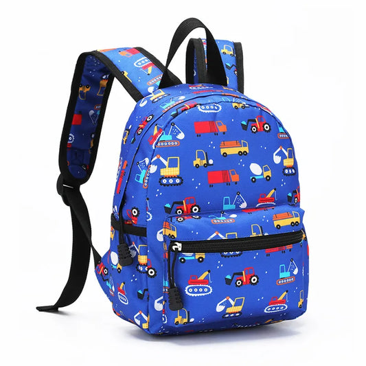 Elegant children's backpack with double shoulder straps, crafted from high-quality oxford cloth and designed for functionality and fashion.