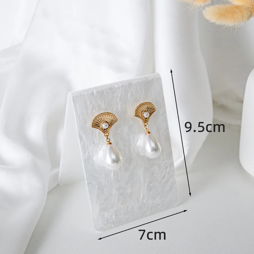 Acrylic Earring Display Stand Cloud Pattern Jewelry Storage Organizer Nordic Style Photo Prop For Ear Studs And Hoops