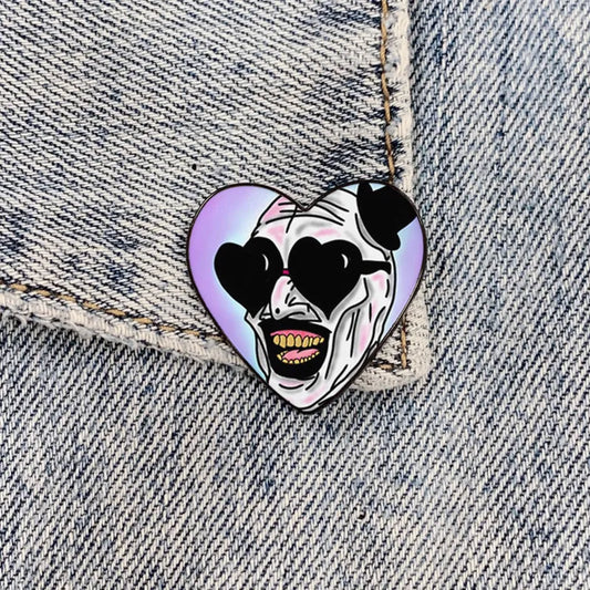 Funny Pin Human Skull Alloy Unisex Brooches