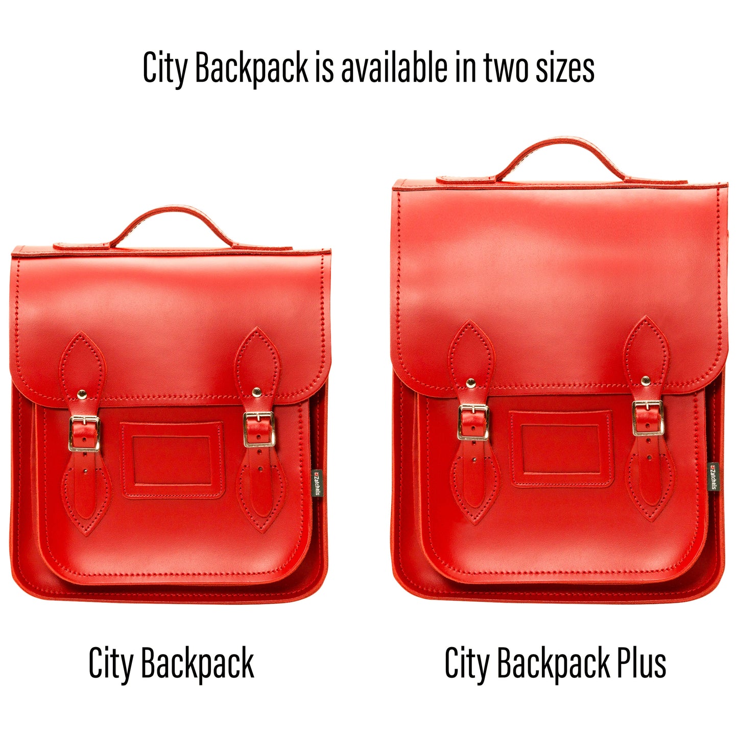 Interior view of the Handmade Leather City Backpack demonstrating ample space for daily essentials, accommodating devices up to 13 inches in a chic, compact design.