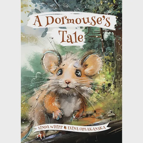 Illustration from 'A Dormouse's Tale', an enchanting dormouse book showcasing whimsical characters and vibrant landscapes, perfect for children's bedtime stories.