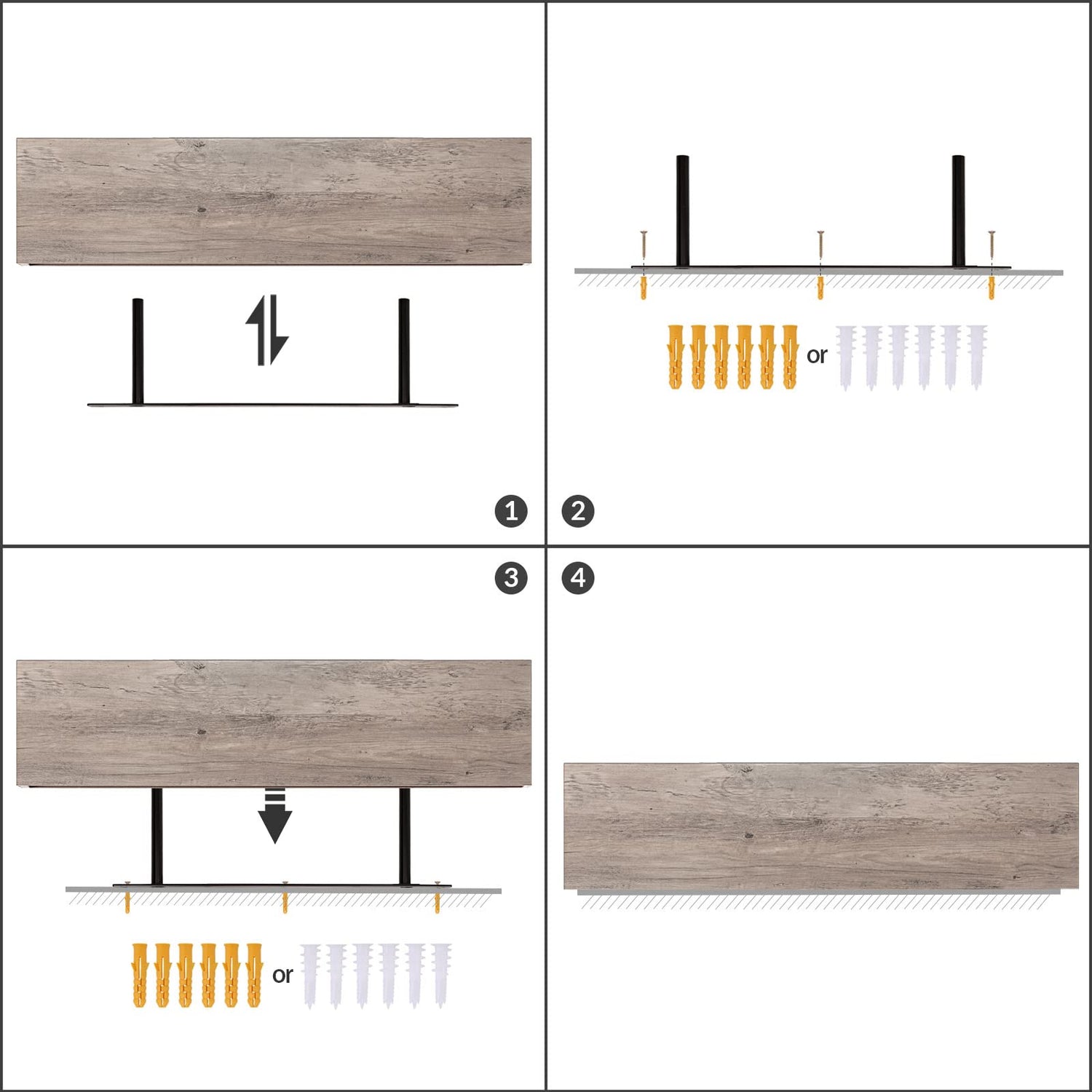 Floating Wall Shelves & Ledges
