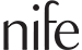 Nife logo showcasing elegance and sophistication, representing luxury women's fashion.