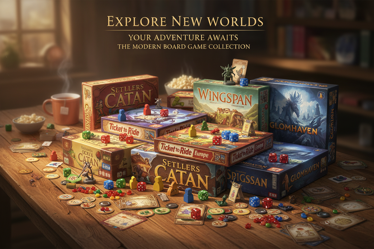 Explore exciting Board Games, including Dungeons & Dragons: Vecna Eve of Ruin and the classic Monopoly Pokémon, perfect for fun-filled game nights.