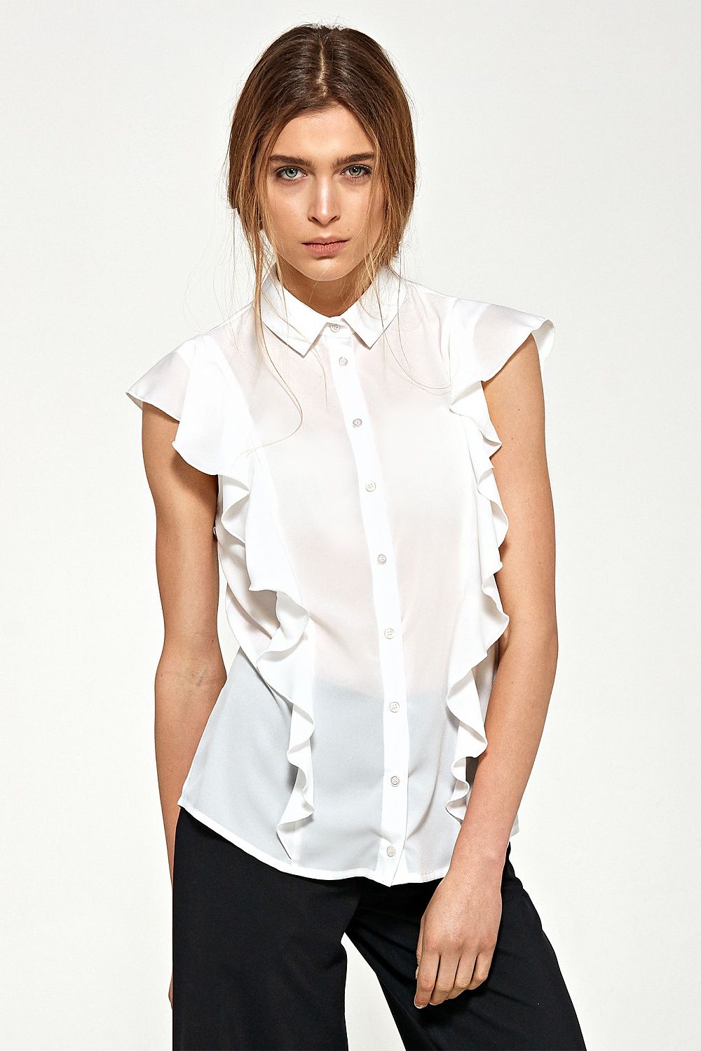 Luxurious  Shirt with Lace Inserts sophisticated part of the shirts collection