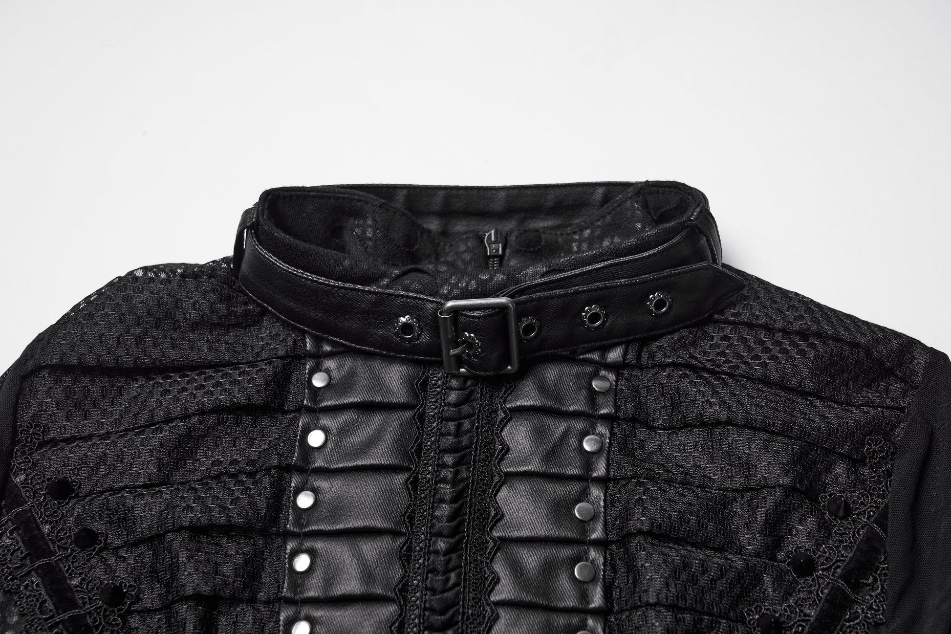 Close-up of the corset-style lace-up back of the Punk Rave Seraphine Maxi Dress, highlighting its luxurious design and custom fit.