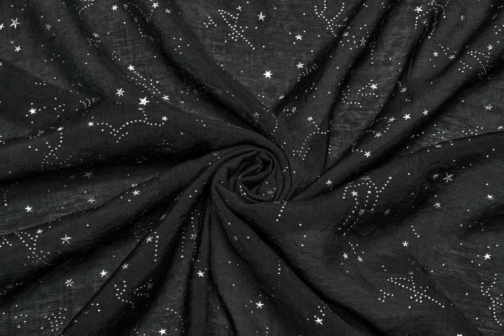 Luxury Punk Rave Augusta Kimono Jacket featuring a stunning constellation print and wide sleeves, crafted from textured tencel for an elegant finish.