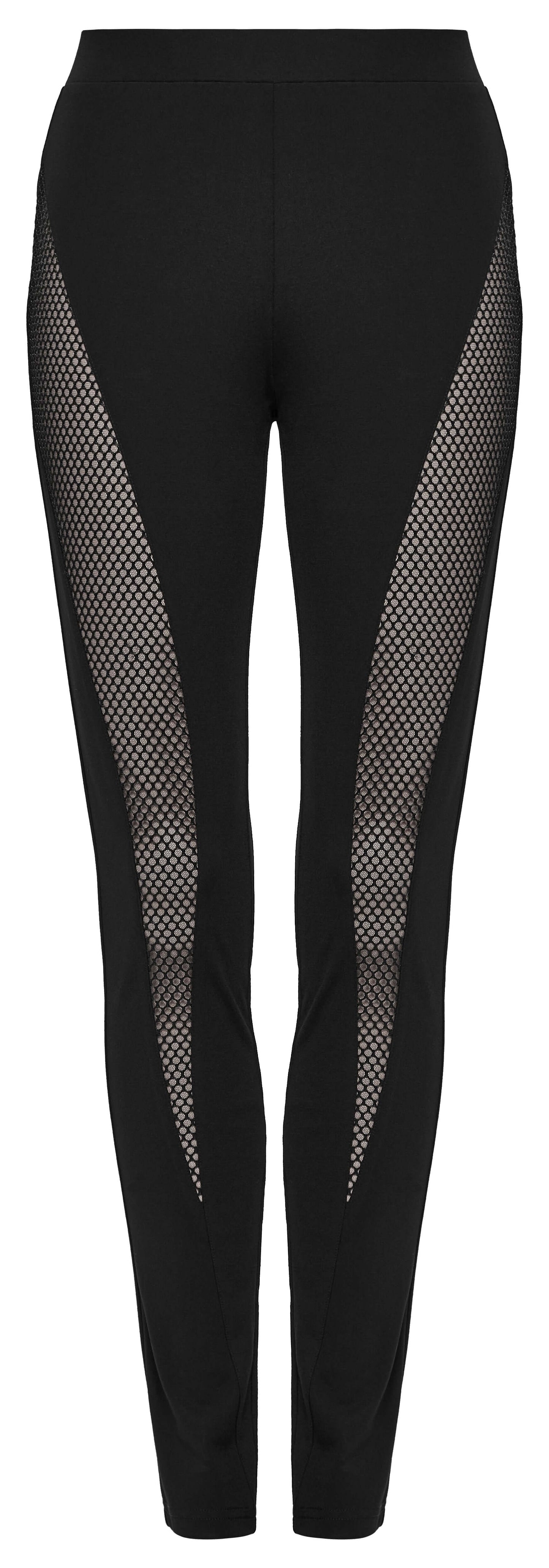 Back view of Punk Rave Ausha Leggings, illustrating the comfortable yet stylish fit, perfect for fashion-forward individuals.