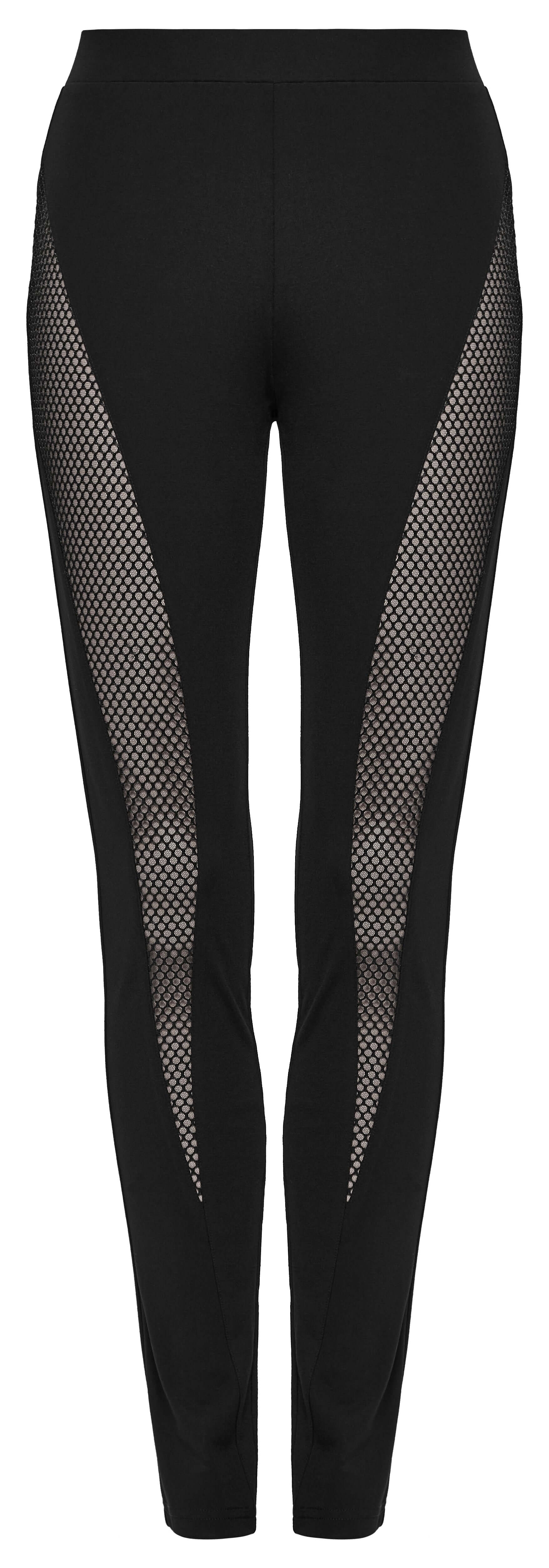 Back view of Punk Rave Ausha Leggings, illustrating the comfortable yet stylish fit, perfect for fashion-forward individuals.