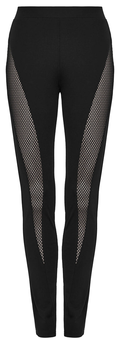 Back view of Punk Rave Ausha Leggings, illustrating the comfortable yet stylish fit, perfect for fashion-forward individuals.