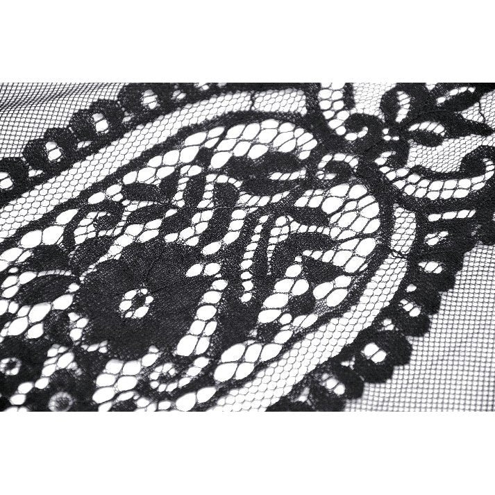 Back view of the Kelilah Lace Hi-Low Dress featuring a stylish lace-up design and flattering silhouette.