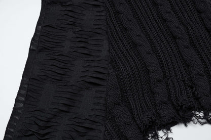 Detailed view of the lace-up feature on the back of the Punk Rave Anastasia skirt, blending gothic elegance with contemporary design.