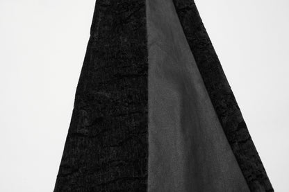 Punk Rave Morrigan Wasteland Tassel Flare Trousers in Black showcasing a dramatic flare and intricate tassel details, ideal for goth and alternative fashion lovers.