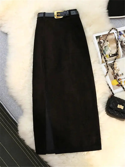 Selection of trendy colours available for the Women's Corduroy Skirt by Dazzling Dreams Studio, illustrating the skirt's fashionable versatility in different hues.