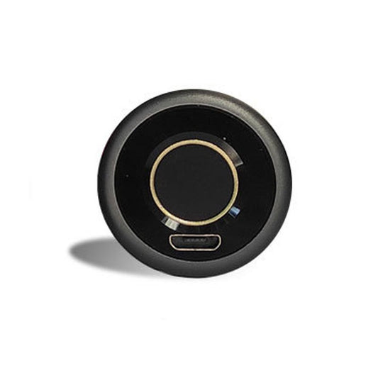 Close-up view of the Luxury Office Cabinet Circular Fingerprint Drawer Lock, highlighting the elegant circular design and high-quality zinc alloy material.