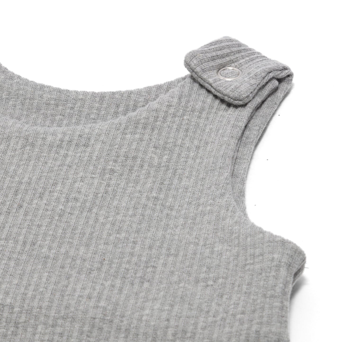 Elegant personalised baby dungarees in dove grey by DreamBuy, perfect for adding a touch of luxury to your little one’s wardrobe.