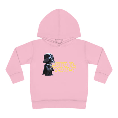 Luxury Kids Unisex Cute Darth Vader Star Wars Hoodie in pink, featuring a charming Darth Vader graphic for ages 2-5 years.