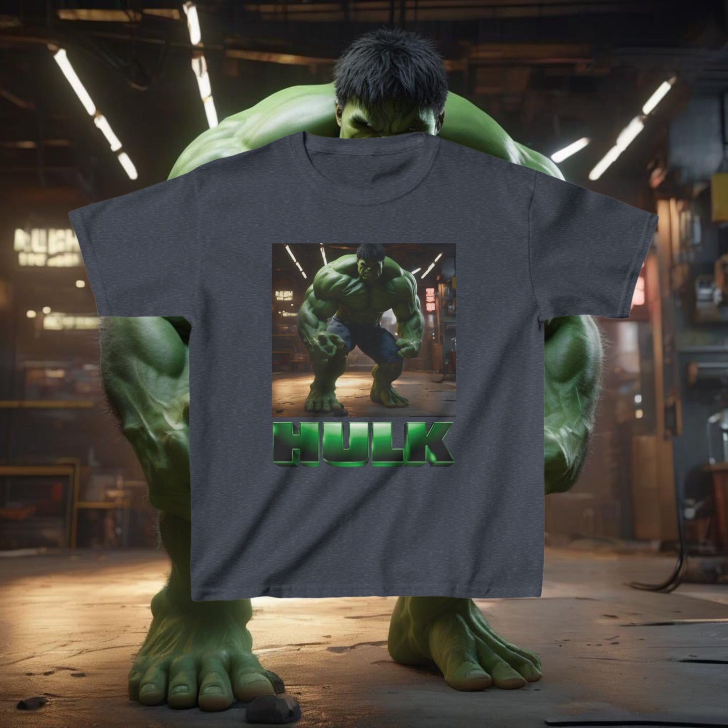 Kids Incredible Hulk Heavy Cotton Tee 16 colors