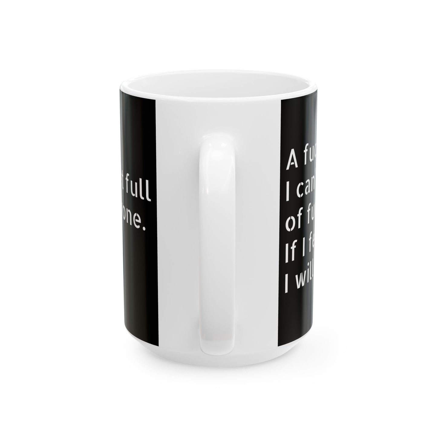 F-word mug featuring a cheeky slogan, great for birthdays or secret Santa gifts.