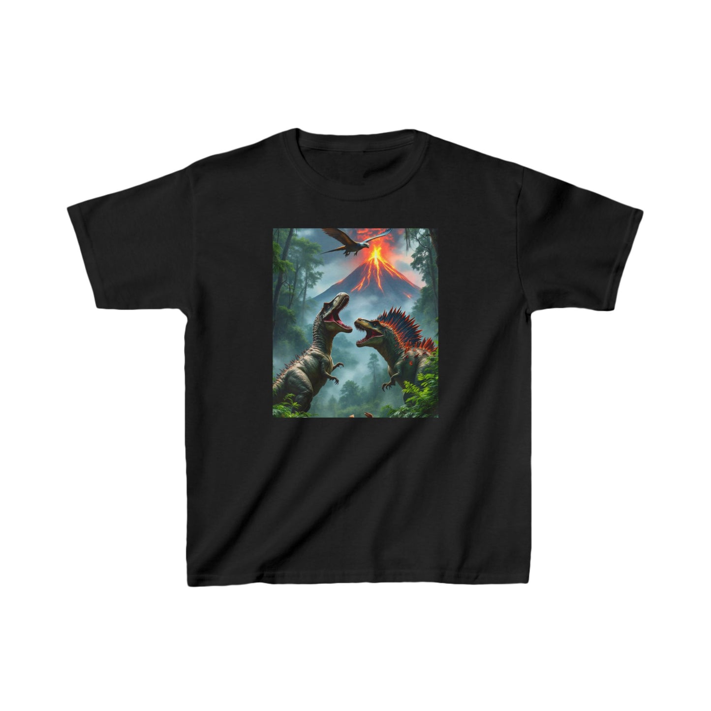 Kids Dinosaur Heavy Cotton Tee 16 colors